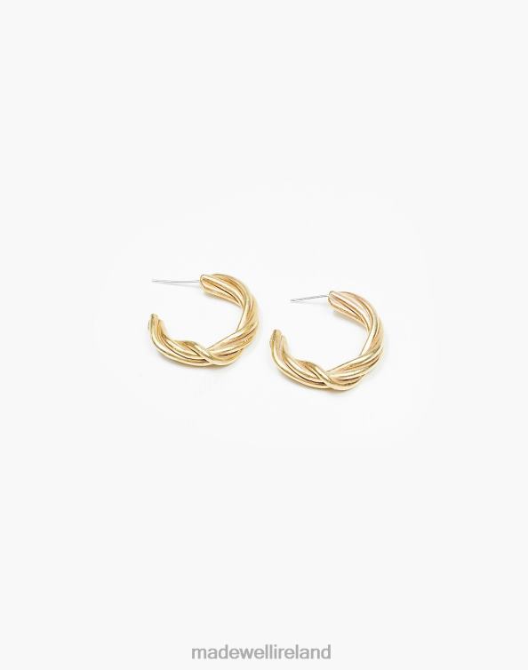 Jewelry Brass 6266T1858 Madewell Mahnal Vine Hoop Earrings Women