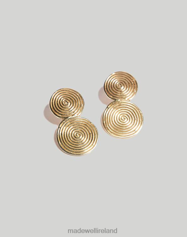 Jewelry Brass 6266T2049 Madewell Odette Coil Earrings Women