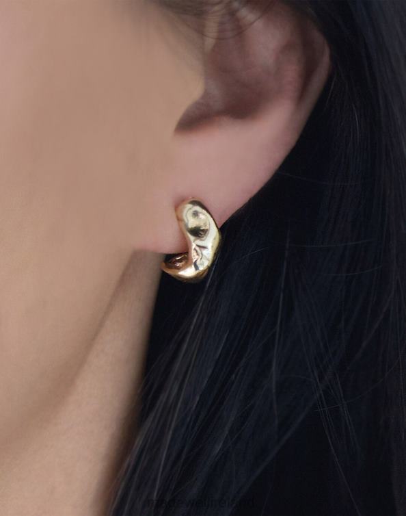 Jewelry Brass 6266T2054 Madewell Odette Pinch Hoops Women