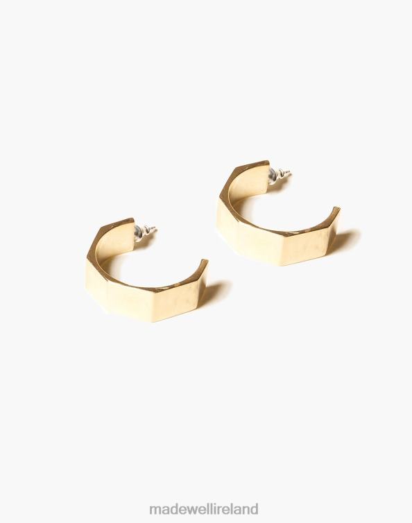 Jewelry Brass 6266T2070 Madewell Odette Grande Verrou Hoops Women