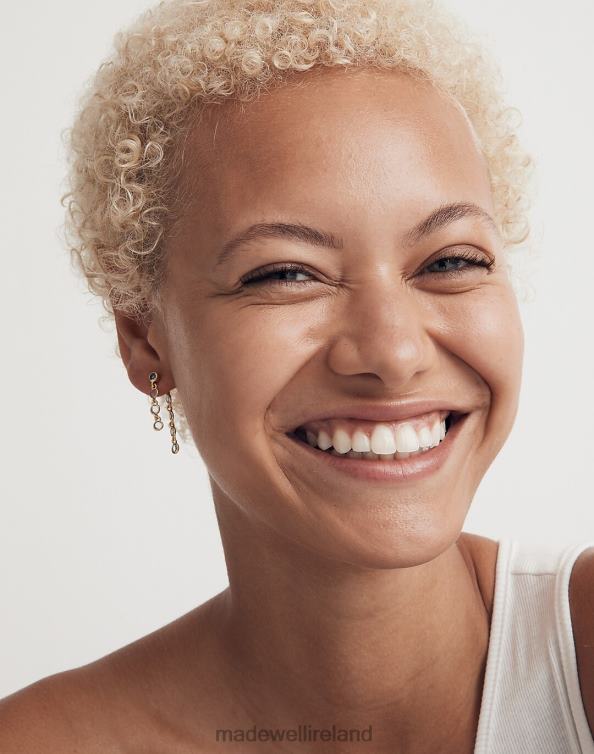 Jewelry Dusk Peri 6266T889 Madewell Stacked Stone Earrings Women