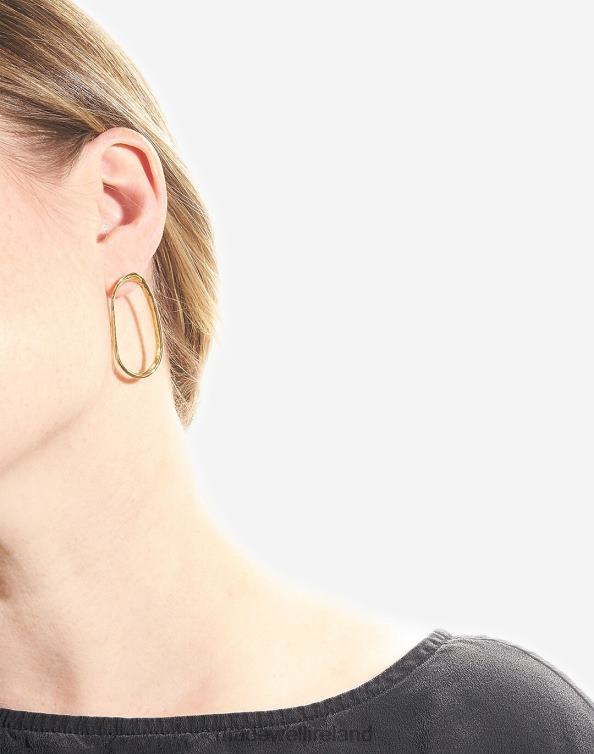 Jewelry Gold 6266T1154 Madewell Odette New York Tidal Hoop Earrings Women