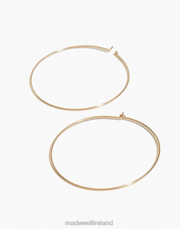 Jewelry Gold 6266T1343 Madewell BYCHARI HOOP EARRINGS Women
