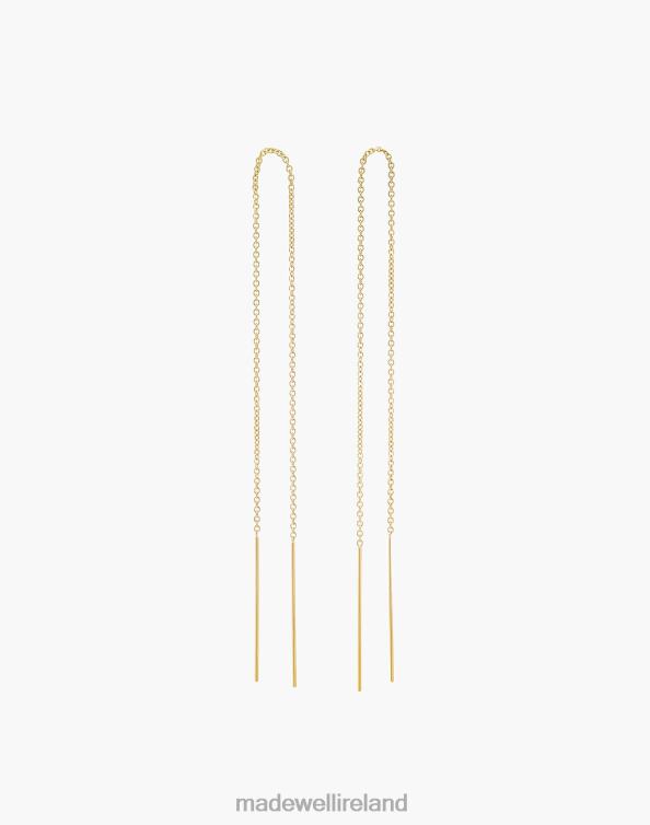 Jewelry Gold 6266T1344 Madewell BYCHARI NEEDLE & THREAD EARRINGS Women