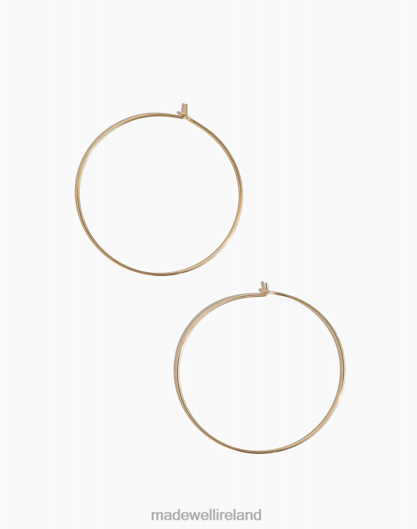 Jewelry Gold 6266T1348 Madewell BYCHARI HOOP EARRINGS Women
