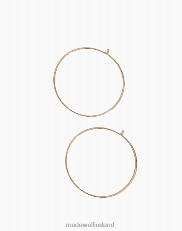 Jewelry Gold 6266T1348 Madewell BYCHARI HOOP EARRINGS Women
