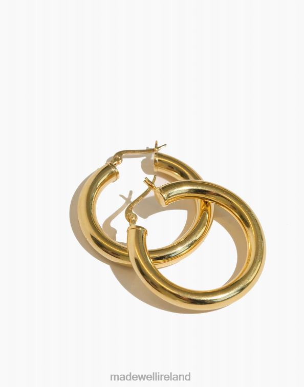 Jewelry Gold 6266T1350 Madewell BYCHARI SADE HOOP EARRINGS Women