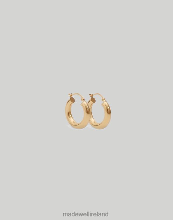 Jewelry Gold 6266T1734 Madewell Kinn Classic Hoop Earrings Women