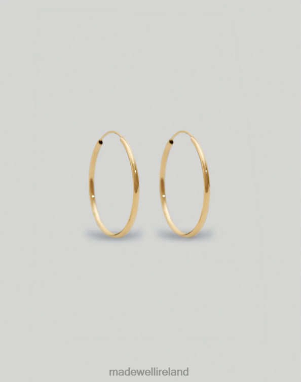 Jewelry Gold 6266T1742 Madewell Kinn Lightweight Hoop Earrings Women