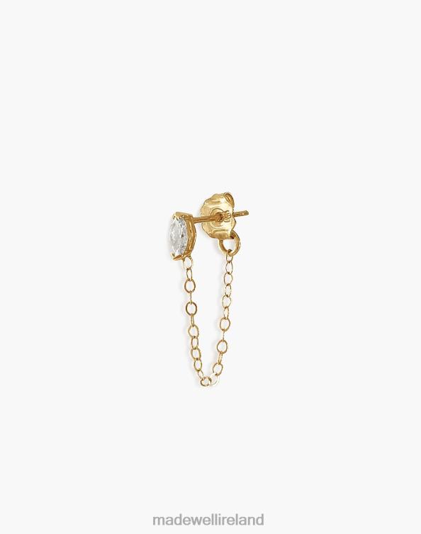 Jewelry Gold 6266T1746 Madewell Kinn Marquise Chain Earring Women