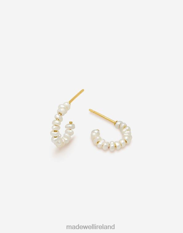 Jewelry Gold 6266T1750 Madewell Kinn Biwa Pearl Earrings Women