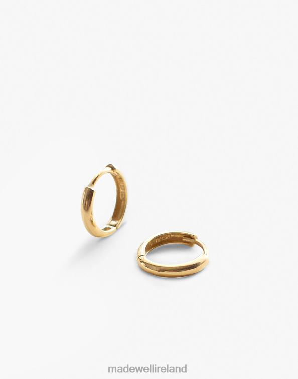 Jewelry Gold 6266T1772 Madewell Kinn Petite Huggie Hoop Earrings Women