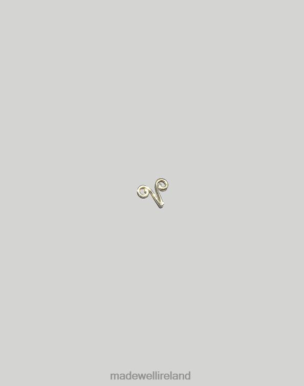 Jewelry Gold 6266T1927 Madewell MUNS Zodiac Stud Women