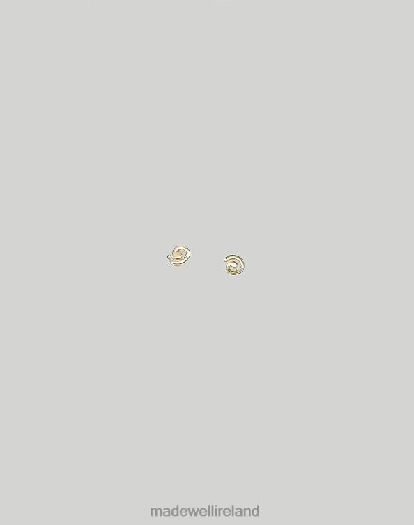Jewelry Gold 6266T1935 Madewell MUNS Espiral Studs Women