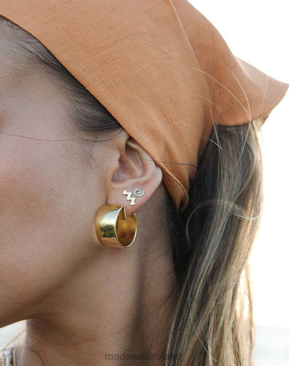 Jewelry Gold 6266T1935 Madewell MUNS Espiral Studs Women