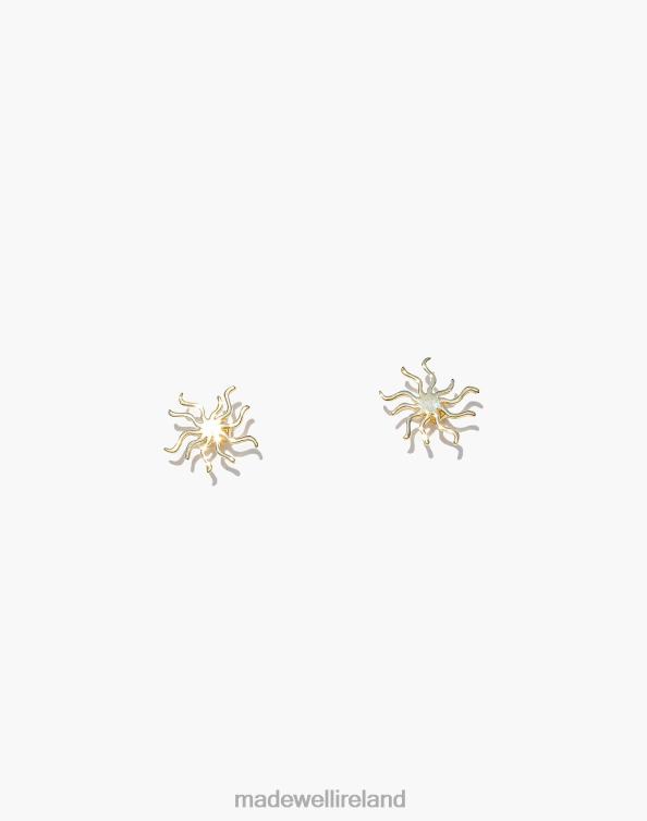 Jewelry Gold 6266T1974 Madewell MUNS Sol Earrings Women