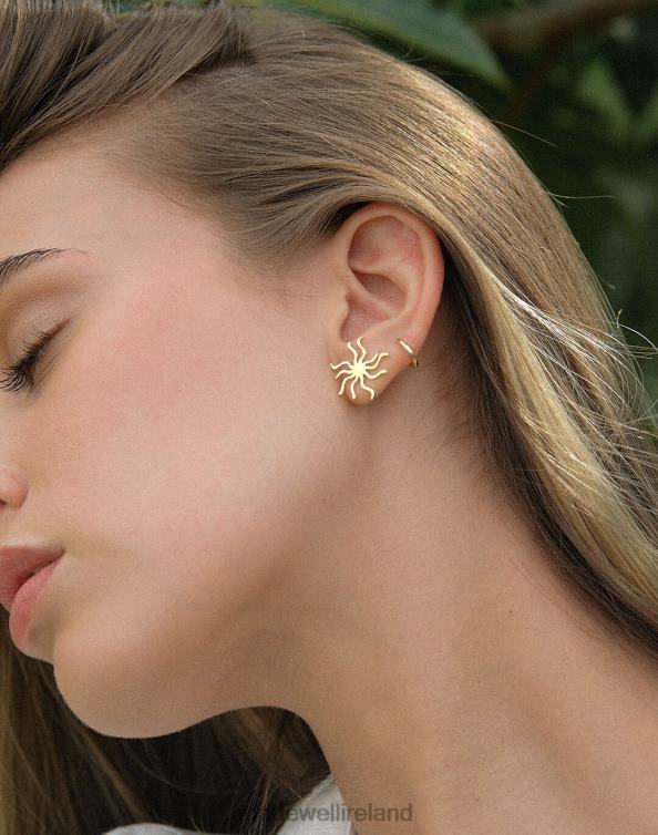 Jewelry Gold 6266T1974 Madewell MUNS Sol Earrings Women