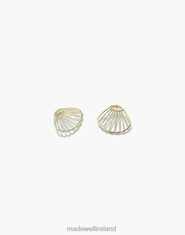Jewelry Gold 6266T1980 Madewell MUNS Concha Earrings Women