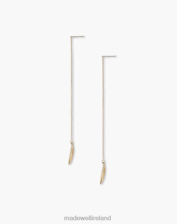 Jewelry Gold 6266T2252 Madewell SOKO Amali Chain Threader Earrings Women