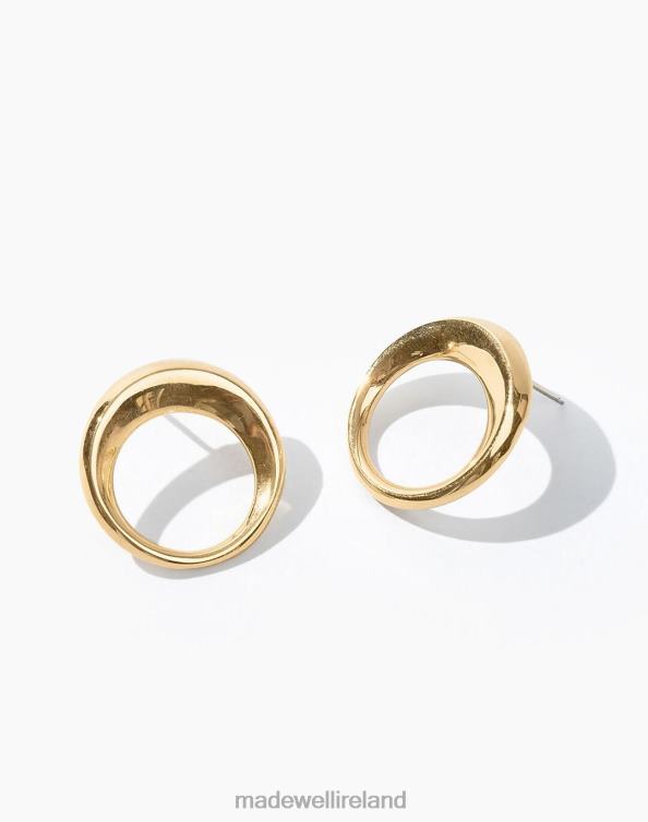 Jewelry Gold 6266T2258 Madewell SOKO Kaya Open Stud Earrings Women