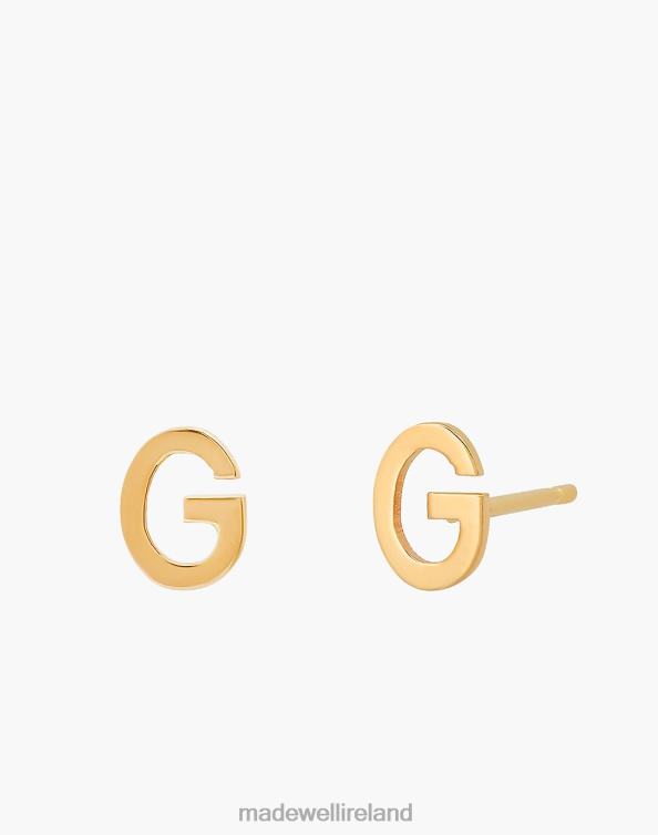 Jewelry Letter B 6266T1359 Madewell BYCHARI INITIAL EARRINGS Women