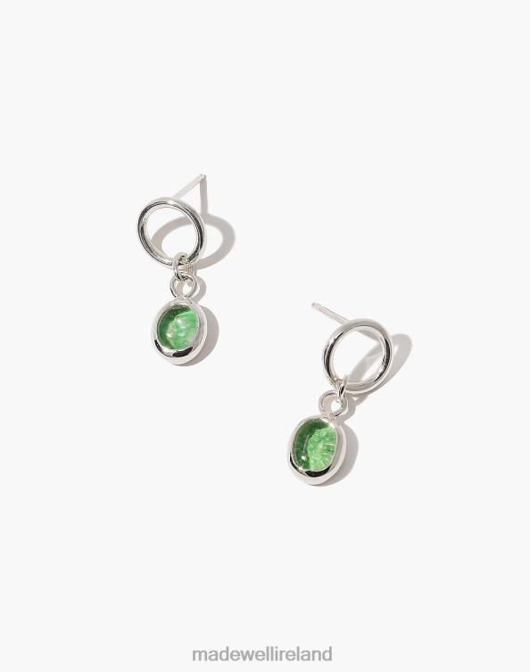 Jewelry Light Green 6266T1811 Madewell CLED Oval Dangling Earrings Women