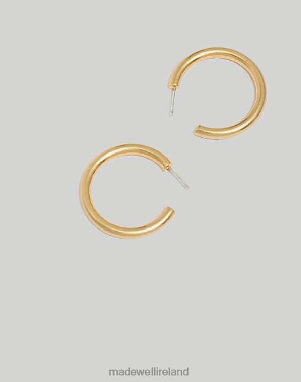 Jewelry Light Silver Ox 6266T864 Madewell Chunky Hoop Earrings Women