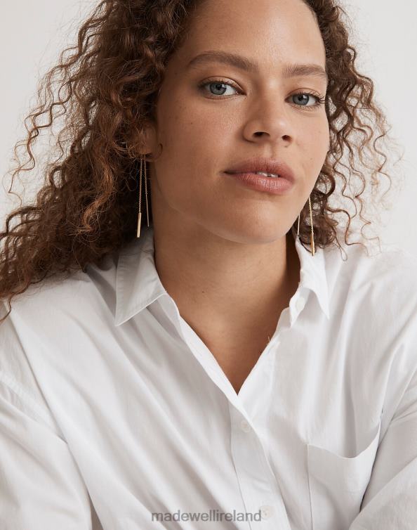 Jewelry Pale Gold 6266T892 Madewell Threader Bar Earrings Women