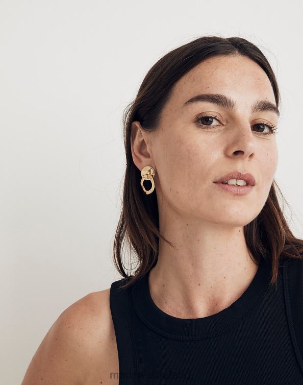 Jewelry Polished Silver 6266T885 Madewell Organic Circle Earrings Women