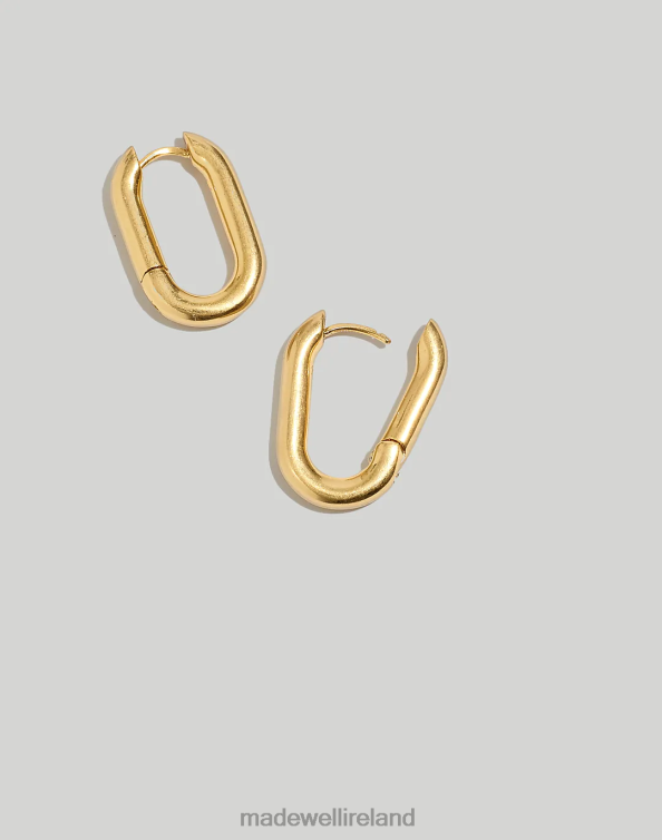 Jewelry Polished Silver 6266T895 Madewell Carabiner Hoop Earrings Women