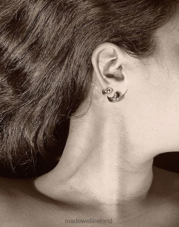 Jewelry Silver 6266T1171 Madewell AGMES Dahlia Hoops Women