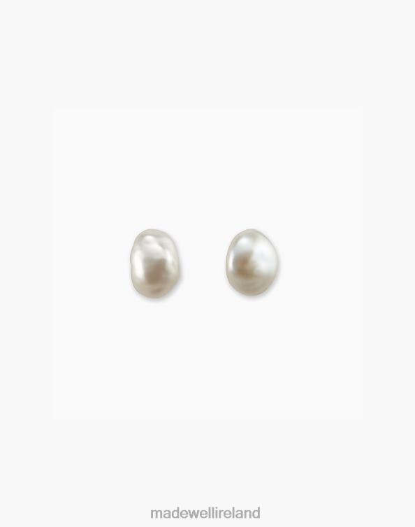 Jewelry Silver 6266T1172 Madewell AGMES Pearl Studs Women