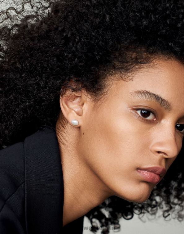 Jewelry Silver 6266T1172 Madewell AGMES Pearl Studs Women