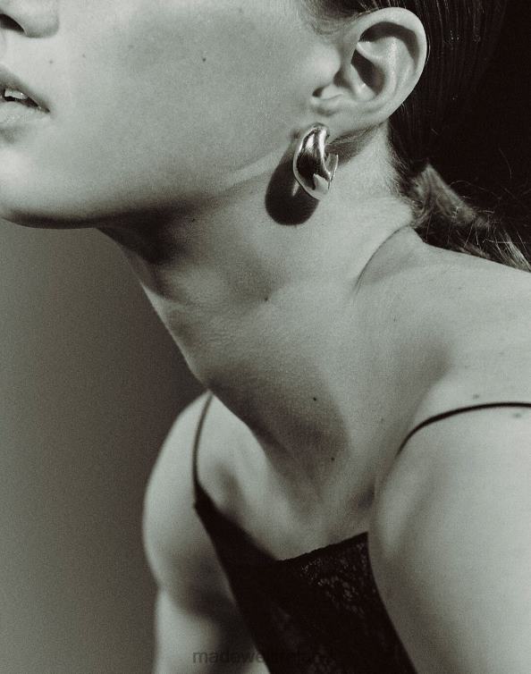 Jewelry Silver 6266T1173 Madewell AGMES Celia Hoops Women