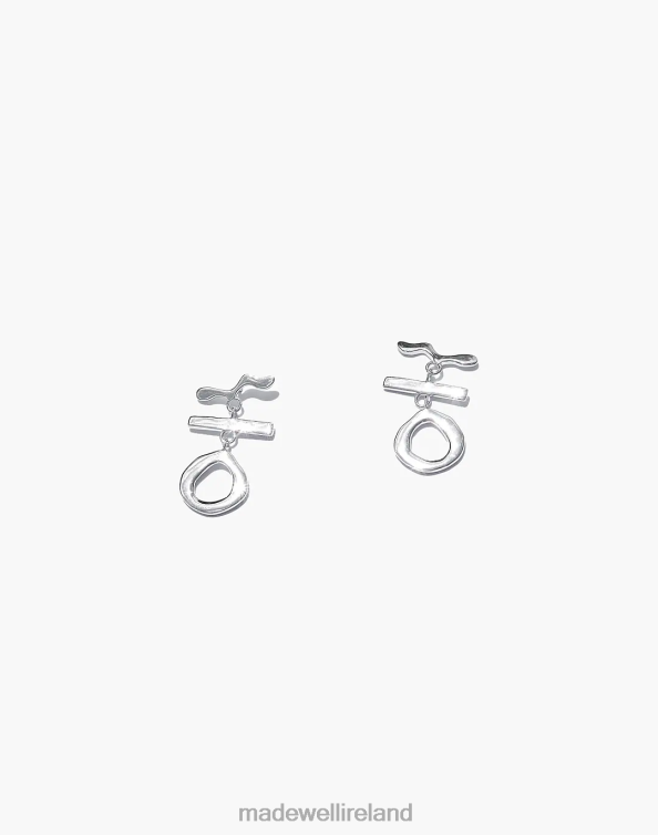 Jewelry Silver 6266T1985 Madewell MUNS Movimiento Earrings Women