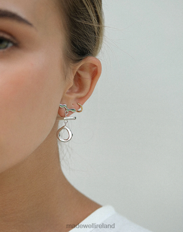 Jewelry Silver 6266T1985 Madewell MUNS Movimiento Earrings Women