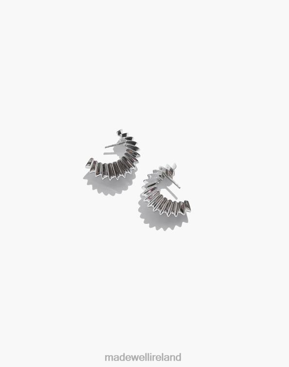 Jewelry Silver 6266T2001 Madewell MUNS Palma Hoops Women