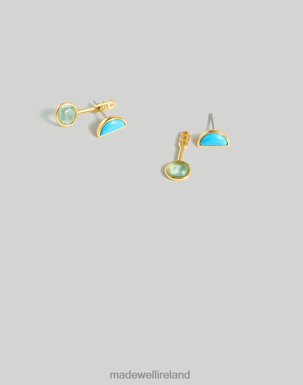 Jewelry Turquoise Multi 6266T888 Madewell Sunset Stacked Earrings Women