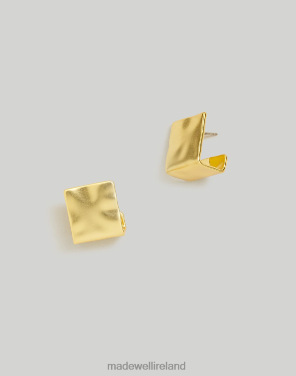 Jewelry Vintage Gold 6266T871 Madewell Hammered Statement Stud Earrings Women