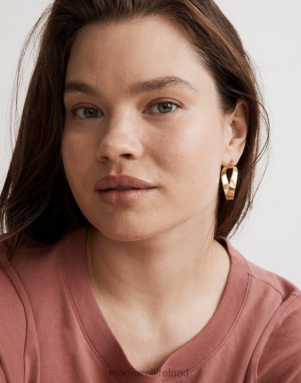 Jewelry Vintage Gold 6266T897 Madewell Twisty U-Hoop Earrings Women