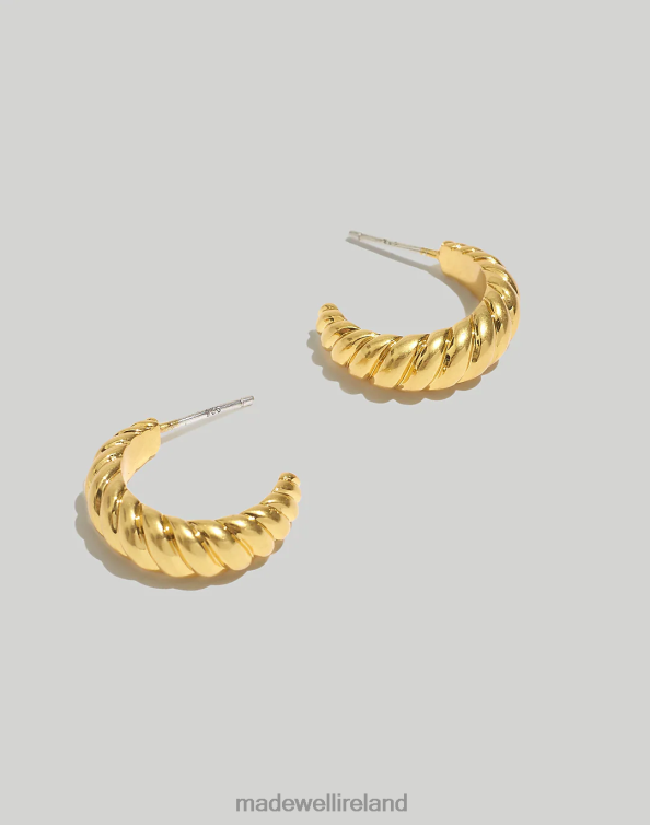 Jewelry Vintage Gold 6266T917 Madewell Puffed Hoop Earrings Women