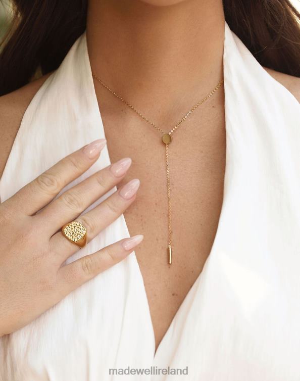 Accessories Gold 6266T2360 Madewell TSEATJEWELRY WAVE NECKLACE Women