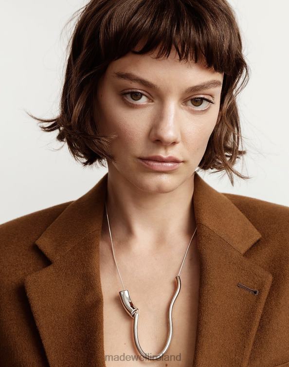 Accessories Silver 6266T1900 Madewell Maslo Jewelry Chock A Block Necklace Women