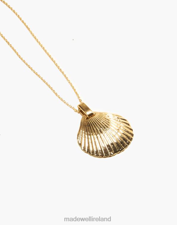 Jewelry Gold 6266T1153 Madewell Odette New York La Mer Shell Pendant Necklace Women