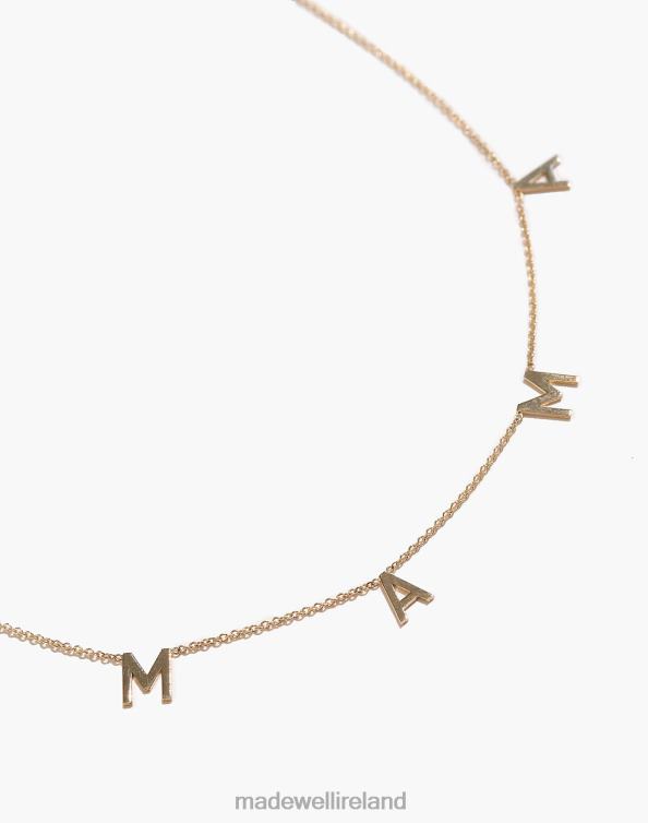 Jewelry Gold 6266T1345 Madewell BYCHARI ESSENTIAL MAMA NECKLACE Women