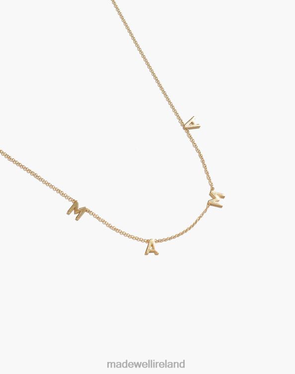 Jewelry Gold 6266T1363 Madewell BYCHARI FINE MAMA NECKLACE Women