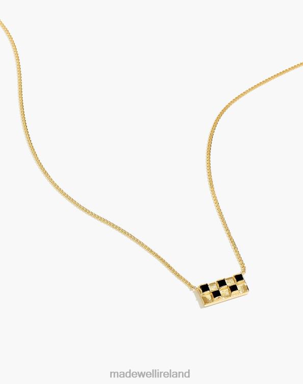 Jewelry Gold 6266T1535 Madewell STUDIO GRUN Chess Necklace Women
