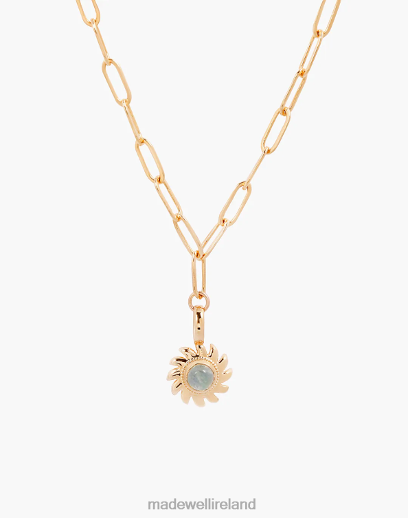 Jewelry Gold 6266T1565 Madewell Studio Grun Ray Necklace Designer Women