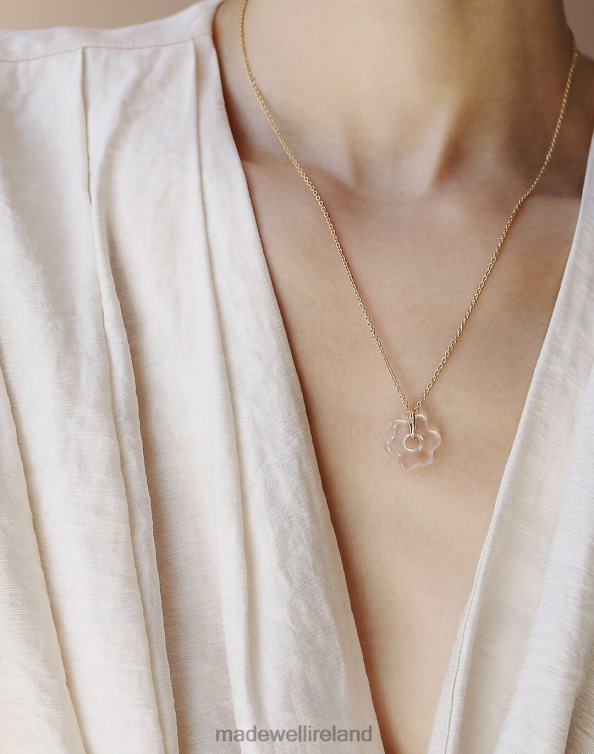 Jewelry Gold 6266T1816 Madewell CLED Avens Charm Necklace Women