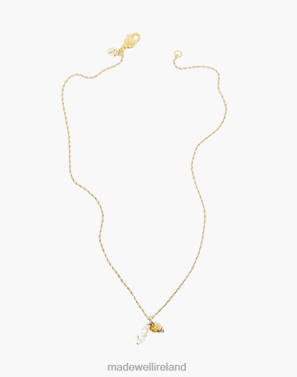 Jewelry Gold 6266T1915 Madewell MIJU Cove Necklace Women